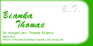 bianka thomae business card